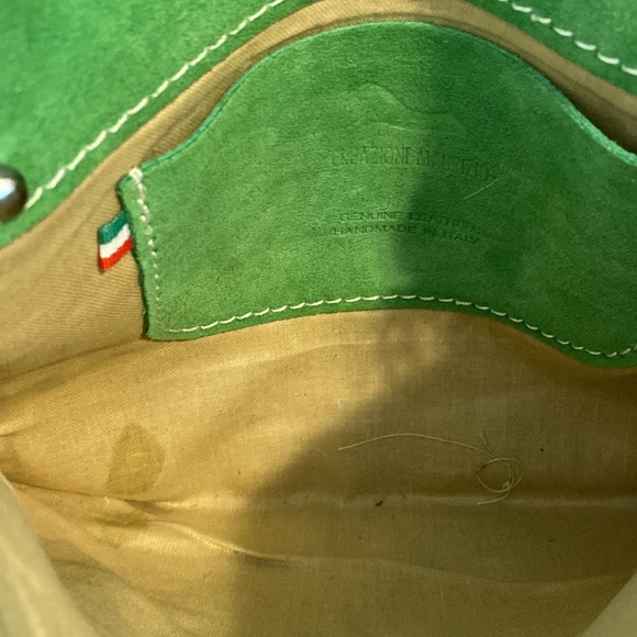 Creazioni maurizio Green crossbody bag - Picture 6 of 6